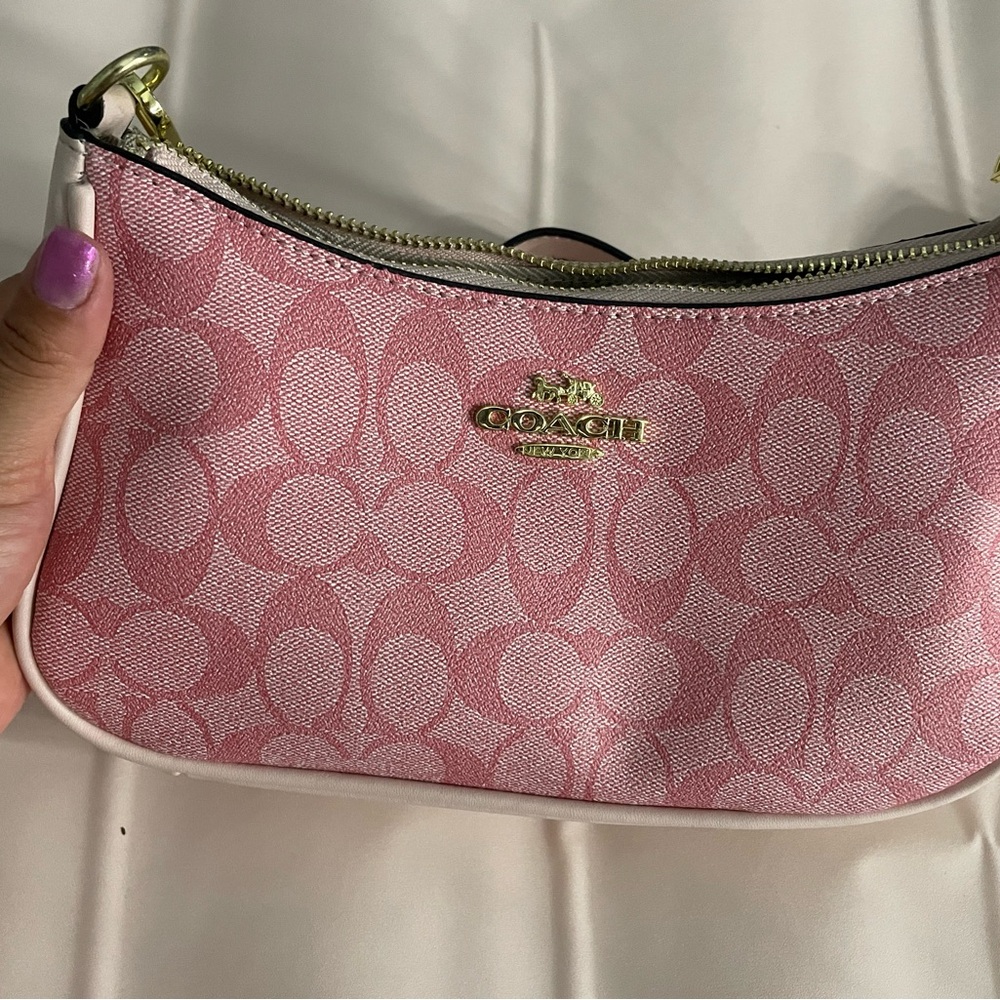 Coach Pink Signature Clutch
